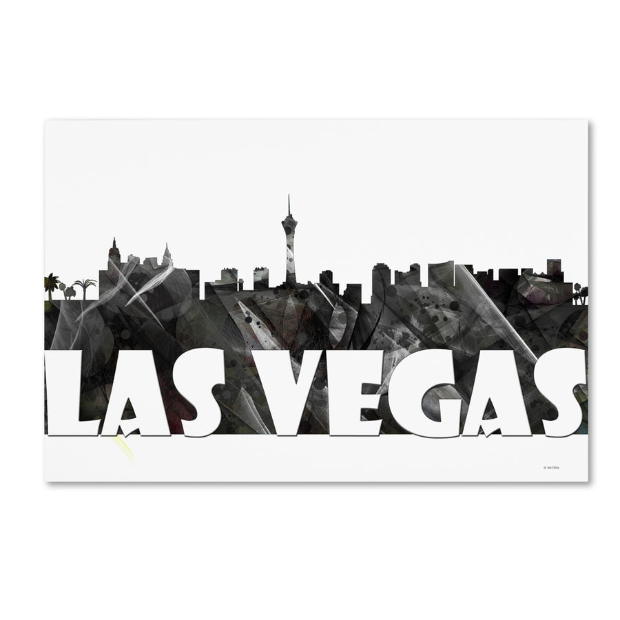 Marlene Watson Las Vegas BG-2 Canvas Art 16 x 24 Image 1