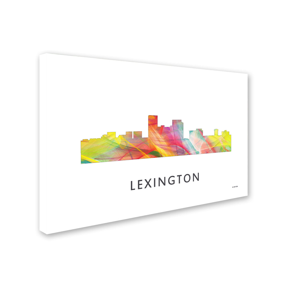 Marlene Watson Lexington Kentucky Skyline WB-1 Canvas Art 16 x 24 Image 2