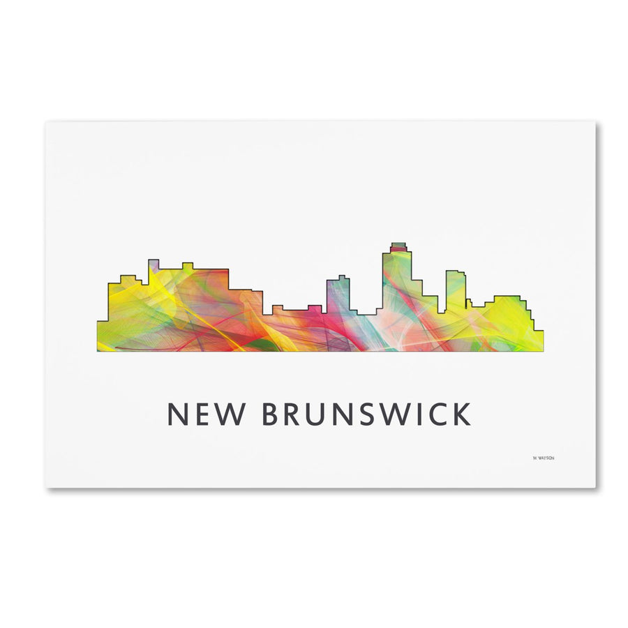 Marlene Watson Brunswick Jersey Skyline WB-1 Canvas Art 16 x 24 Image 1