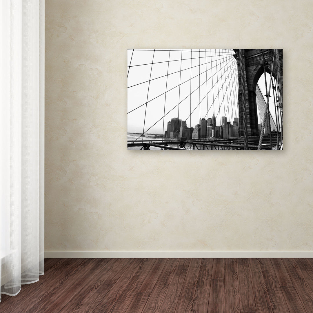 CATeyes Brooklyn Bridge 4 Canvas Art 16 x 24 Image 3