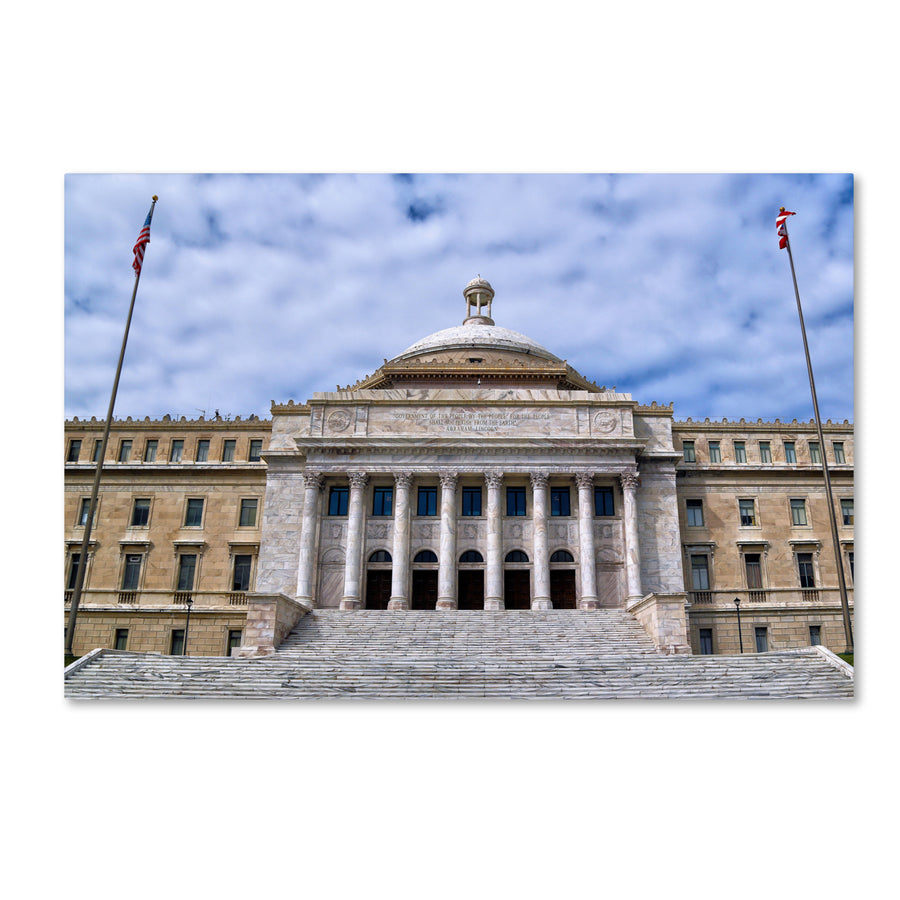 CATeyes Capitol of Puerto Rico Canvas Art 16 x 24 Image 1