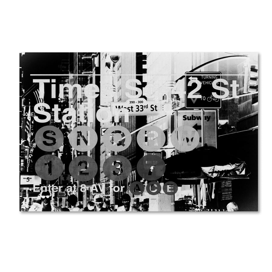 Philippe Hugonnard Subway City Art NYC II Canvas Art 16 x 24 Image 1