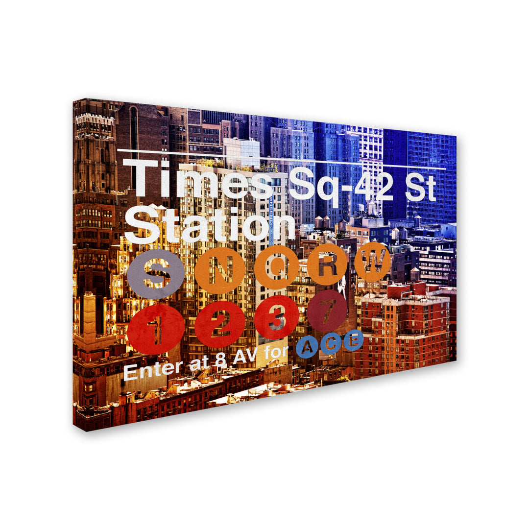 Philippe Hugonnard Subway City Art NYC IV Canvas Art 16 x 24 Image 2