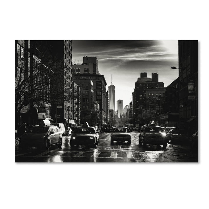 Philippe Hugonnard Gotham Taxi NYC Canvas Art 16 x 24 Image 1
