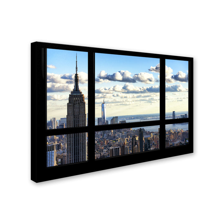 Philippe Hugonnard Window View Manhattan Canvas Art 16 x 24 Image 2