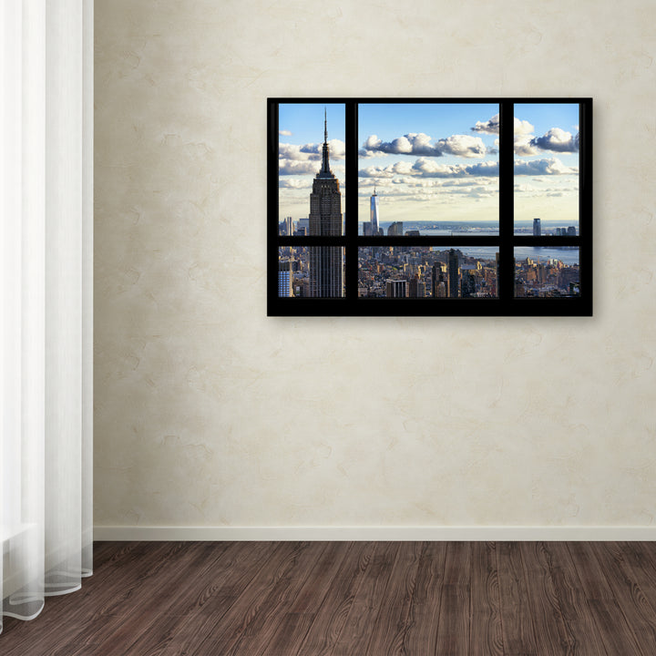 Philippe Hugonnard Window View Manhattan Canvas Art 16 x 24 Image 3