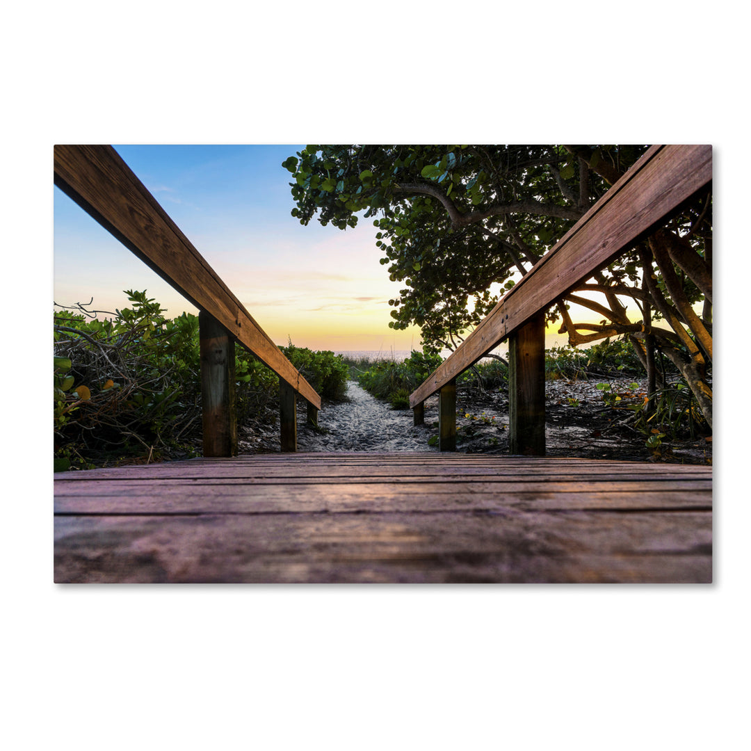 Philippe Hugonnard Boardwalk Miami Canvas Art 16 x 24 Image 1