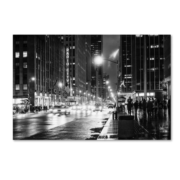 Philippe Hugonnard Night in Manhattan Canvas Art 16 x 24 Image 1