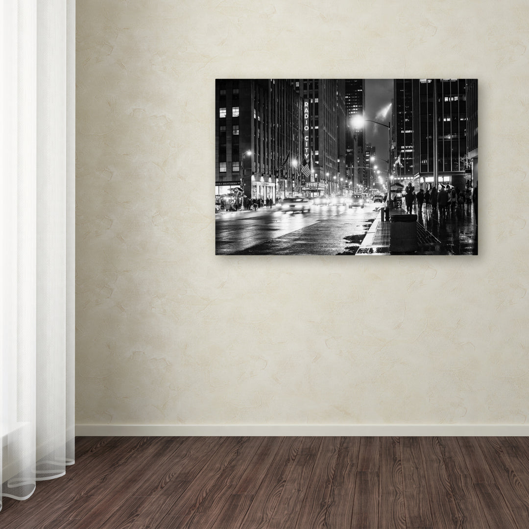 Philippe Hugonnard Night in Manhattan Canvas Art 16 x 24 Image 3