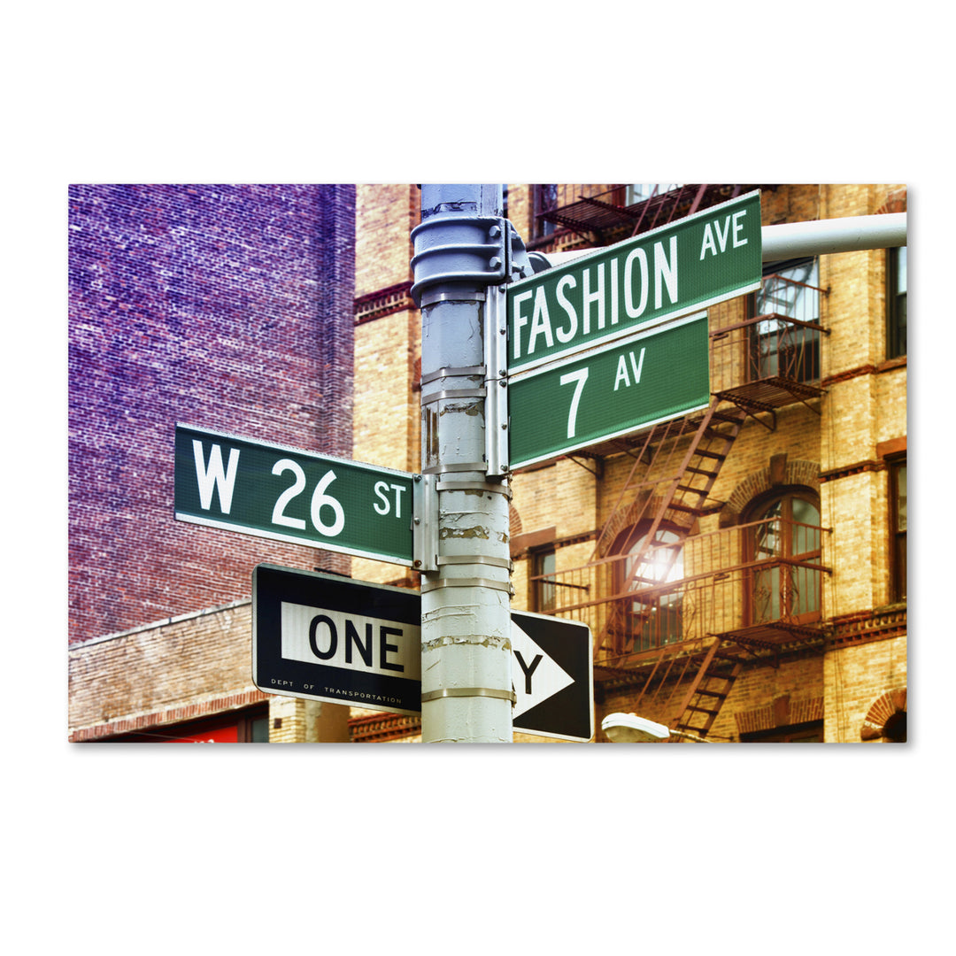 Philippe Hugonnard Fashion Avenue  York Canvas Art 16 x 24 Image 1