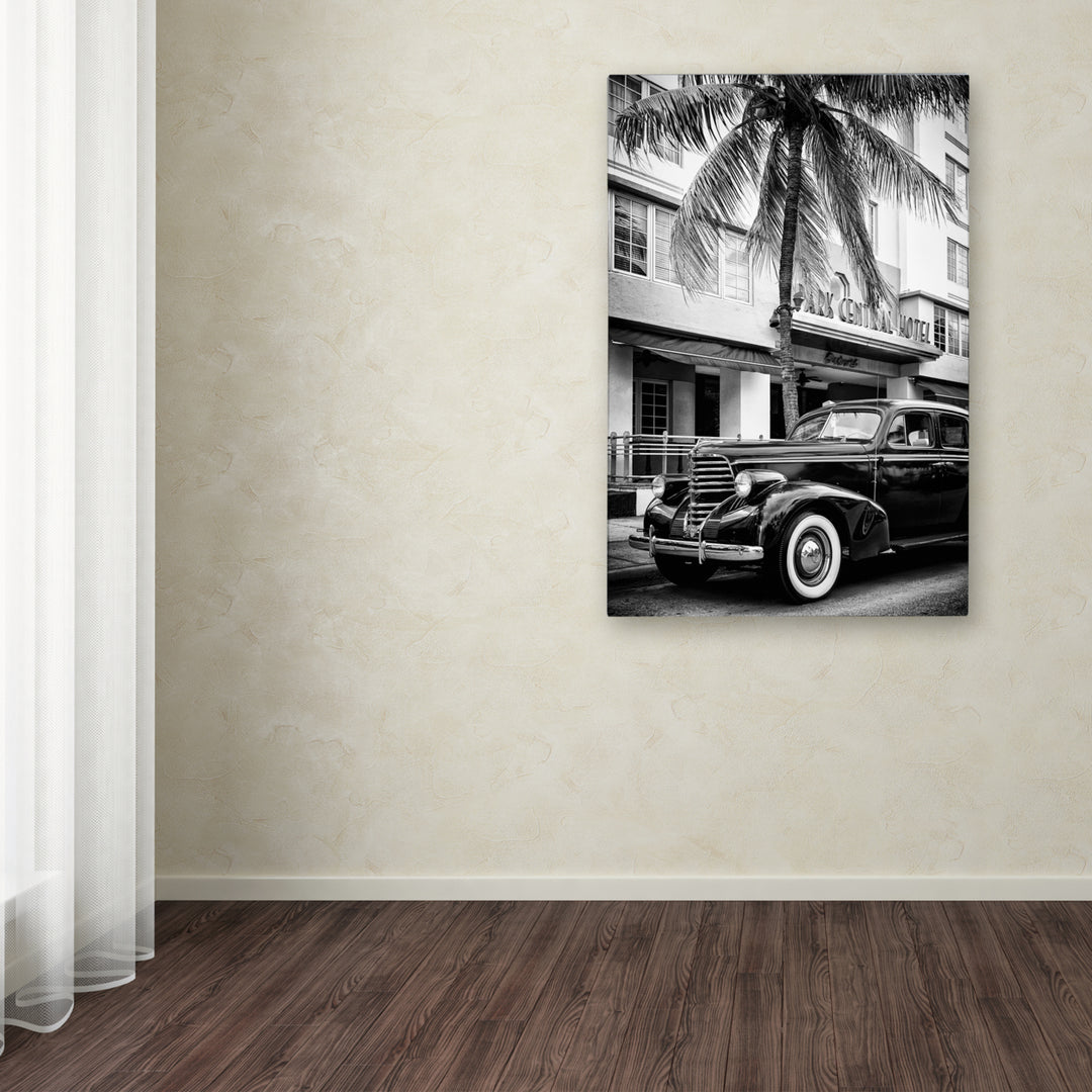 Philippe Hugonnard Classic Car Miami Beach Canvas Art 16 x 24 Image 3