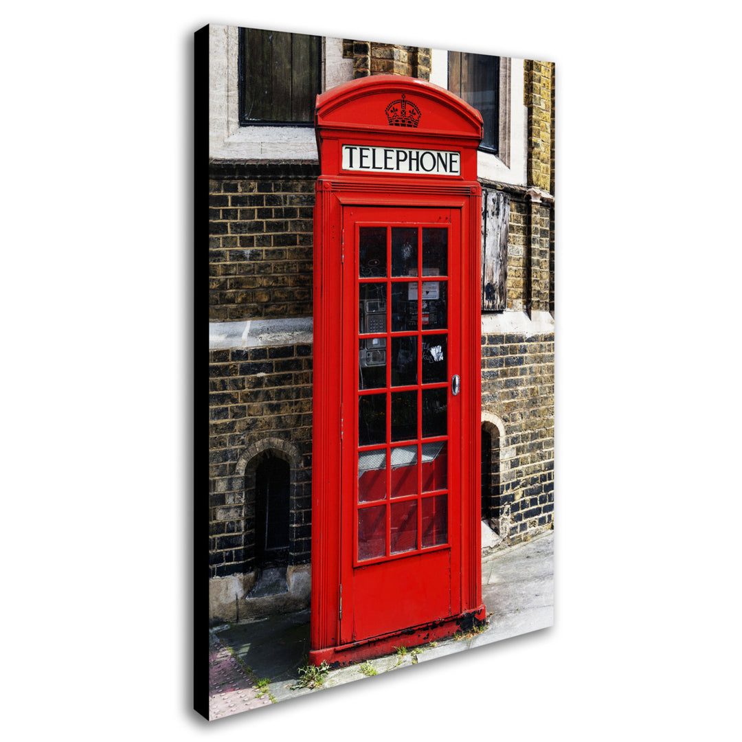 Philippe Hugonnard English Phone Booth London Canvas Art 16 x 24 Image 2