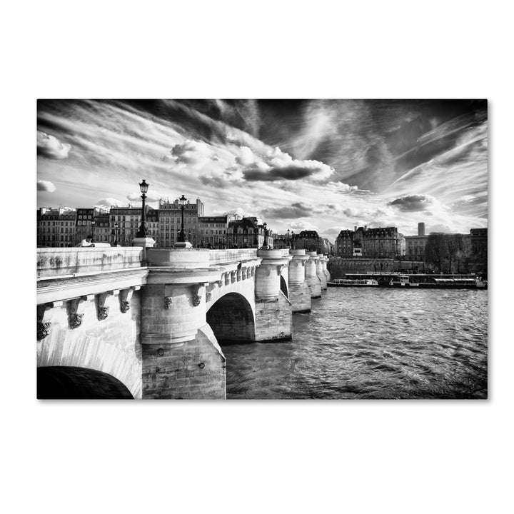 Philippe Hugonnard Paris Bridge Canvas Art 16 x 24 Image 1