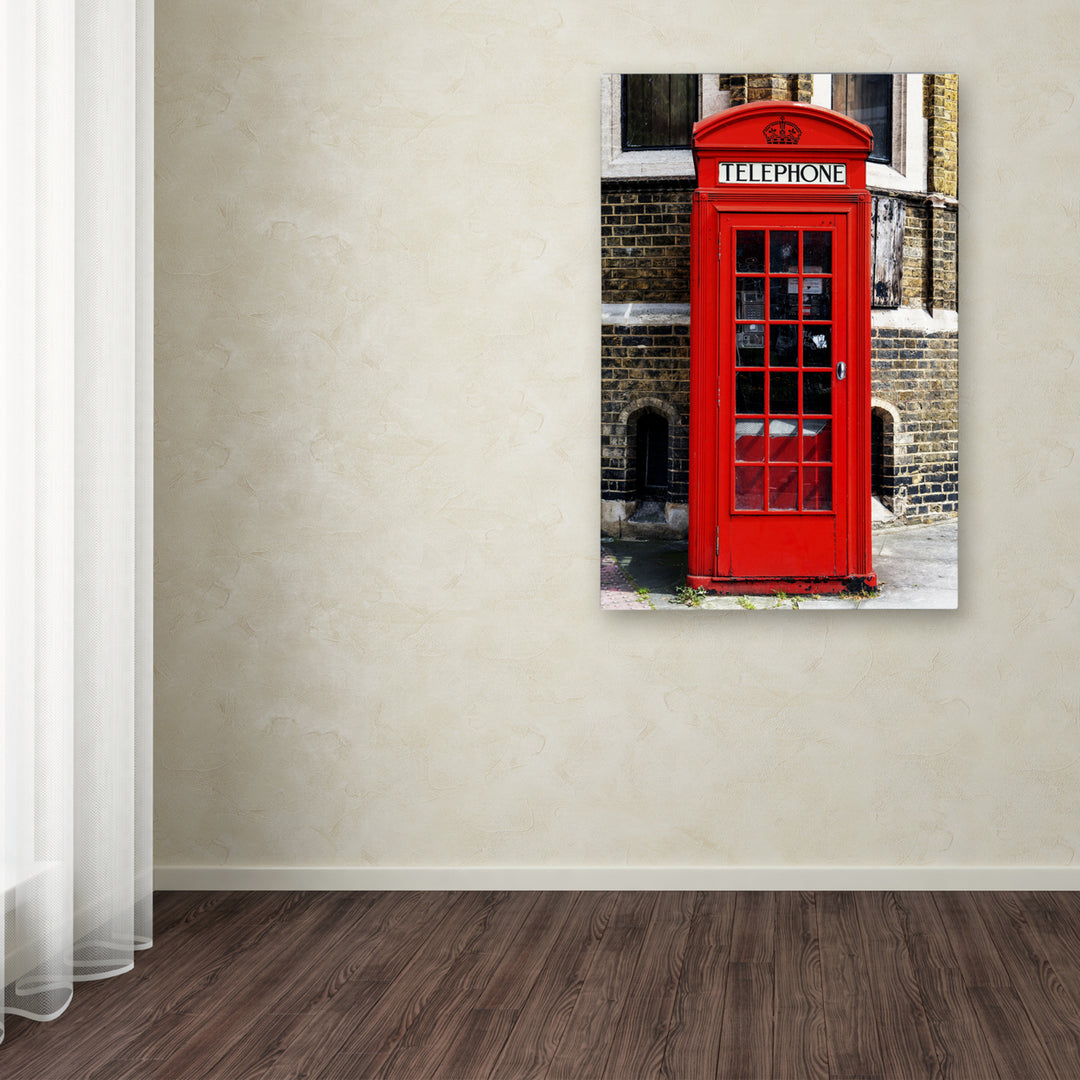 Philippe Hugonnard English Phone Booth London Canvas Art 16 x 24 Image 3