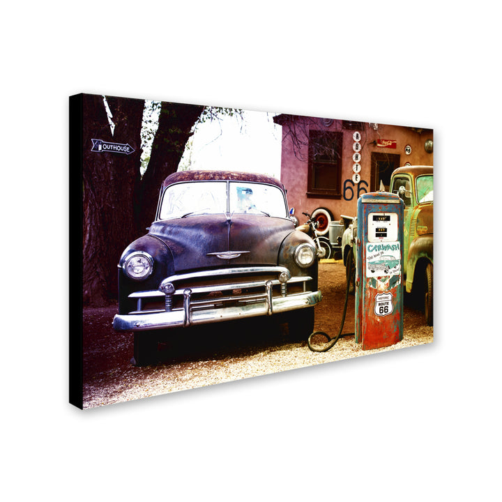 Philippe Hugonnard Gas Station Route 66 Canvas Art 16 x 24 Image 2