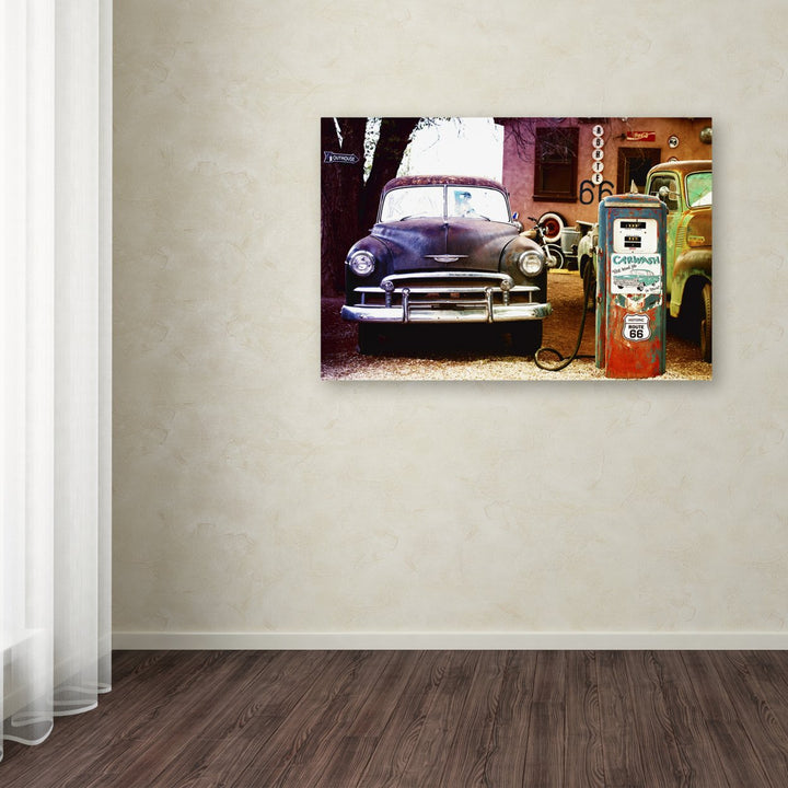 Philippe Hugonnard Gas Station Route 66 Canvas Art 16 x 24 Image 3