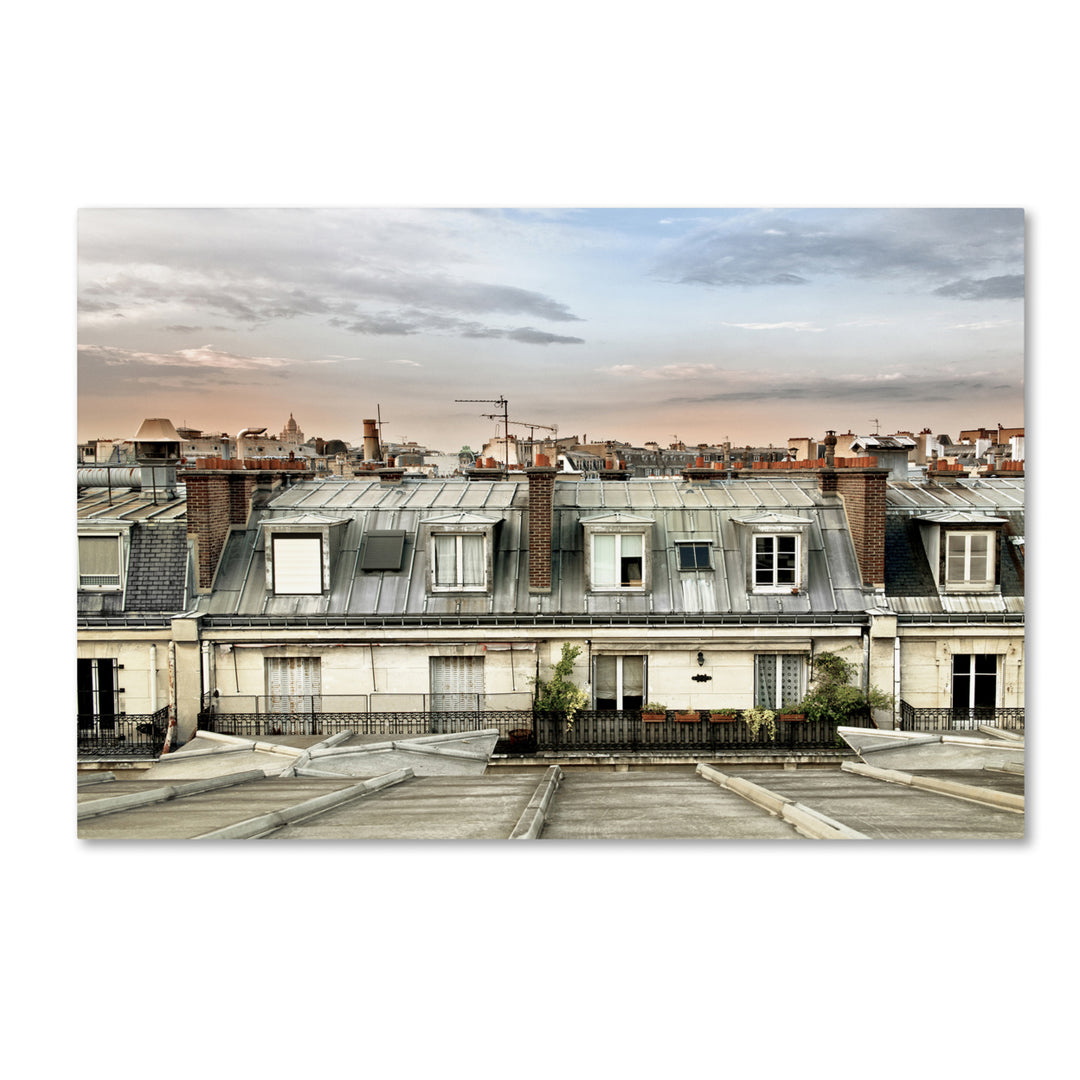 Philippe Hugonnard Paris Rooftops Canvas Art 16 x 24 Image 1