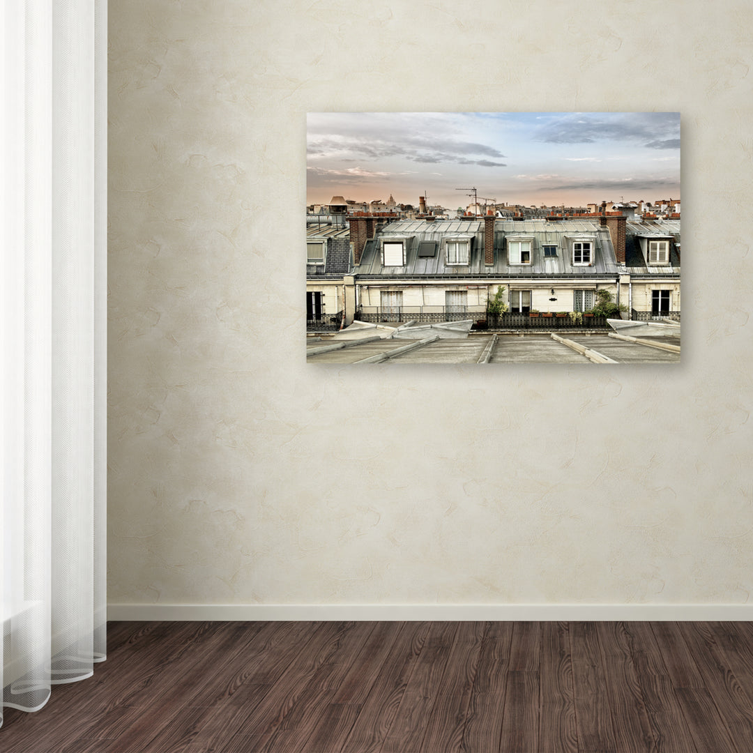 Philippe Hugonnard Paris Rooftops Canvas Art 16 x 24 Image 3