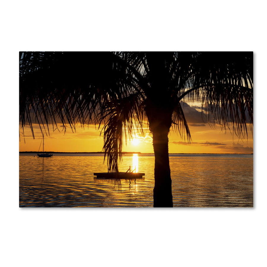 Philippe Hugonnard Peaceful Sunset Canvas Art 16 x 24 Image 1