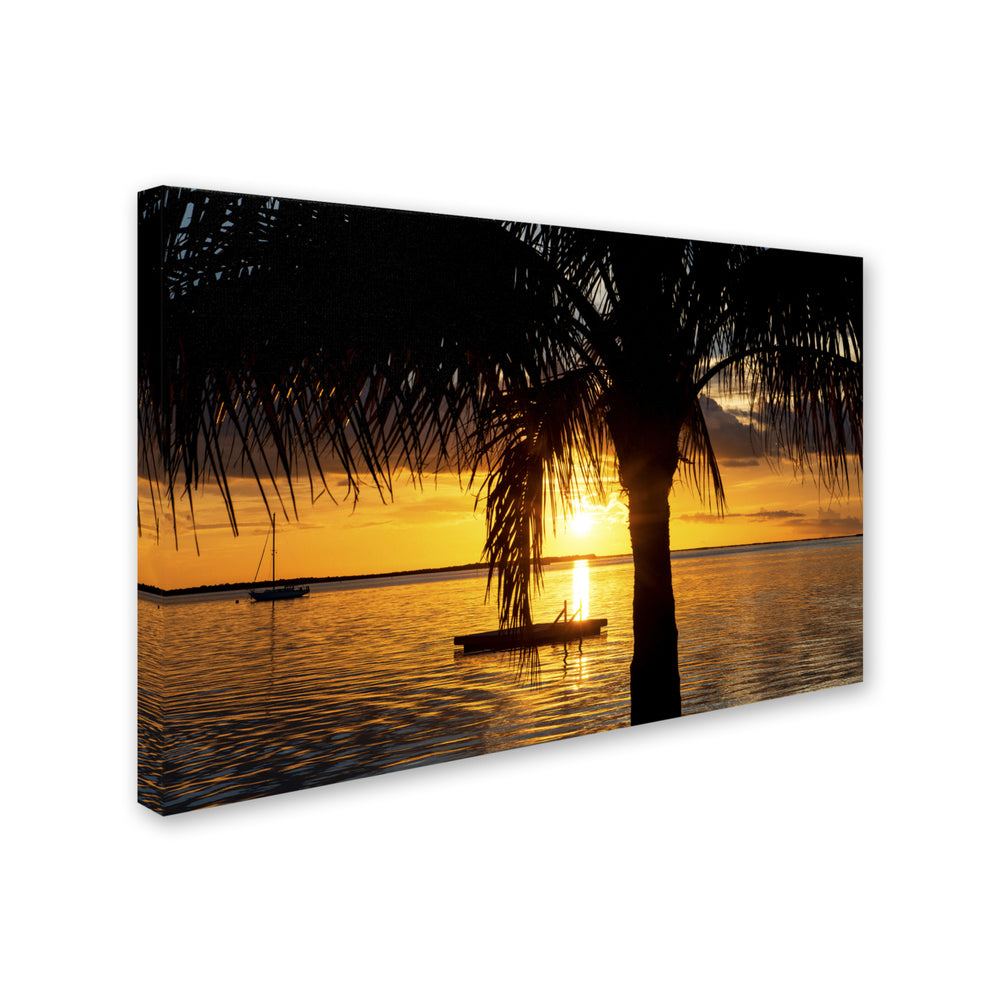 Philippe Hugonnard Peaceful Sunset Canvas Art 16 x 24 Image 2