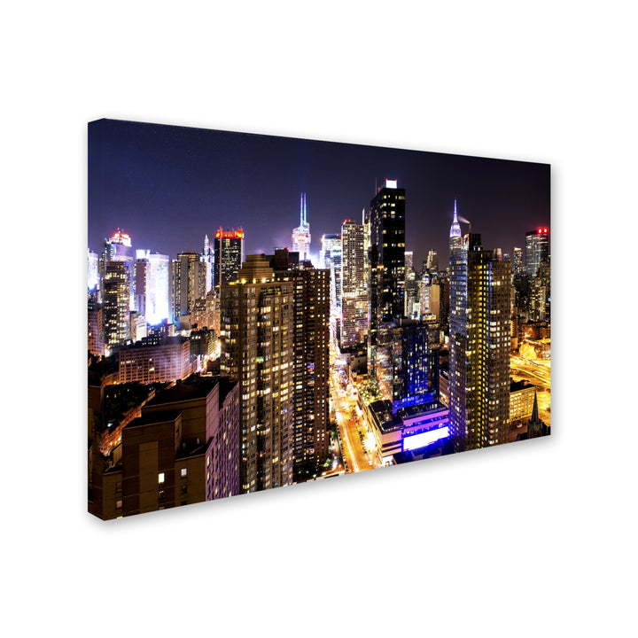 Philippe Hugonnard Lights Manhattan Canvas Art 16 x 24 Image 2