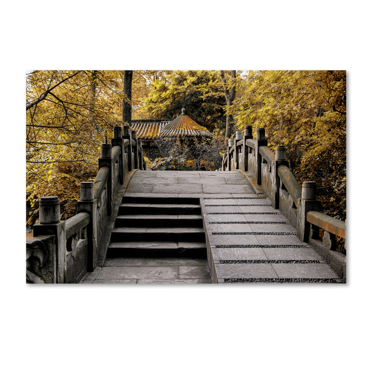 Philippe Hugonnard Crossing Fall Canvas Art 16 x 24 Image 1