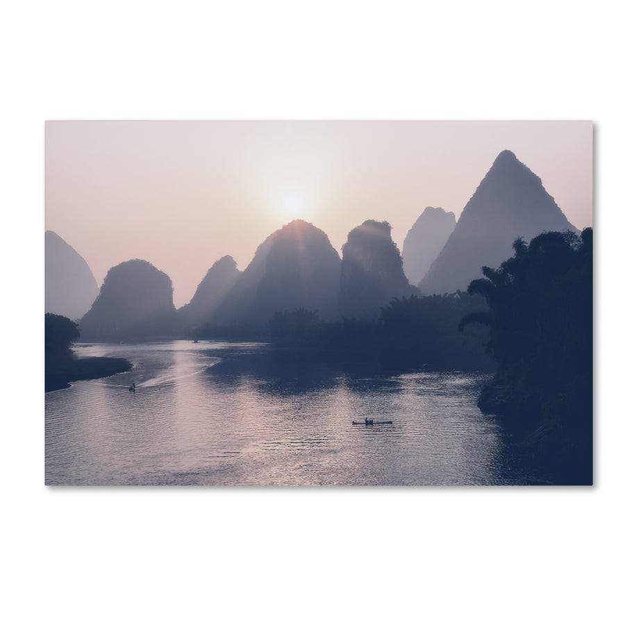 Philippe Hugonnard Early Sunrise Canvas Art 16 x 24 Image 1