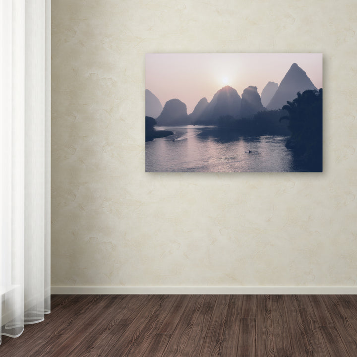 Philippe Hugonnard Early Sunrise Canvas Art 16 x 24 Image 3