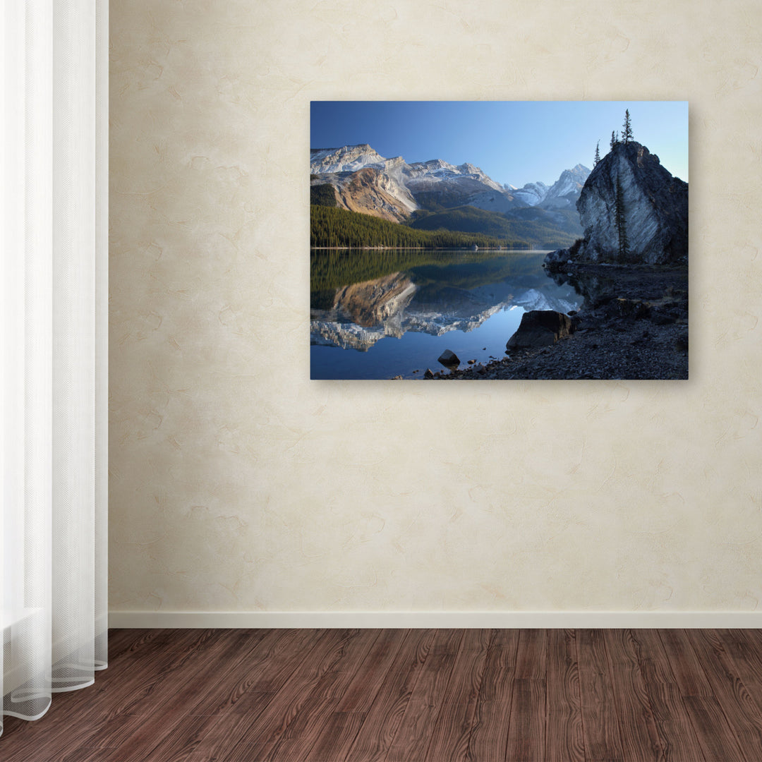 Pierre Leclerc Jasper Maligne Lake Canvas Art 16 x 24 Image 3