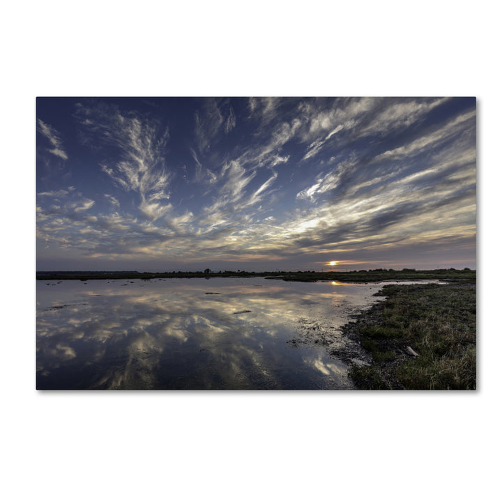 Pierre Leclerc Boundary Bay Sunset Canvas Art 16 x 24 Image 1