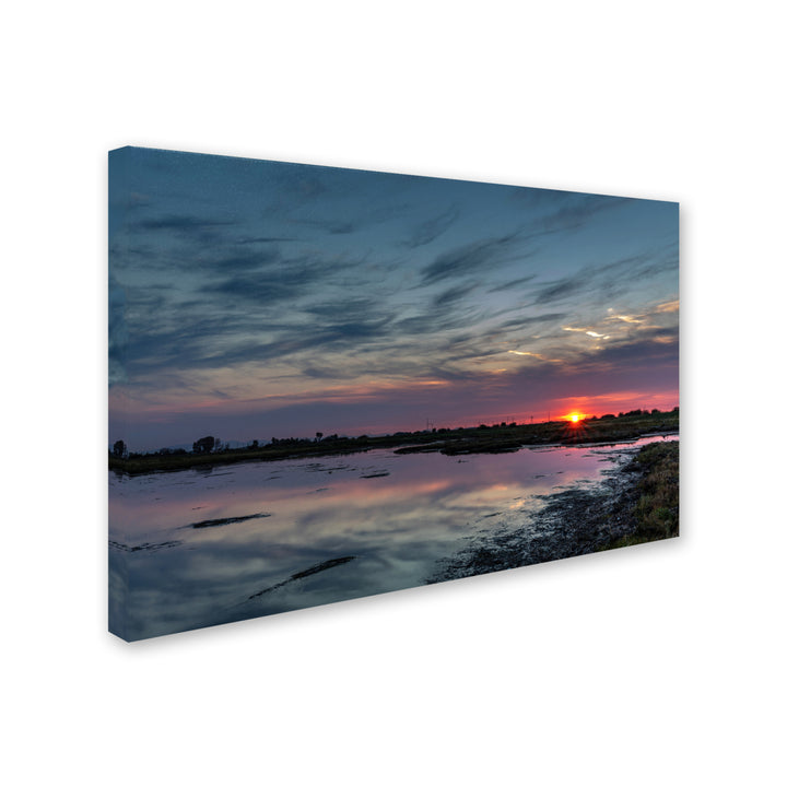 Pierre Leclerc Boundary Bay Sunset 2 Canvas Art 16 x 24 Image 2