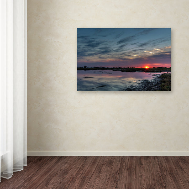 Pierre Leclerc Boundary Bay Sunset 2 Canvas Art 16 x 24 Image 3