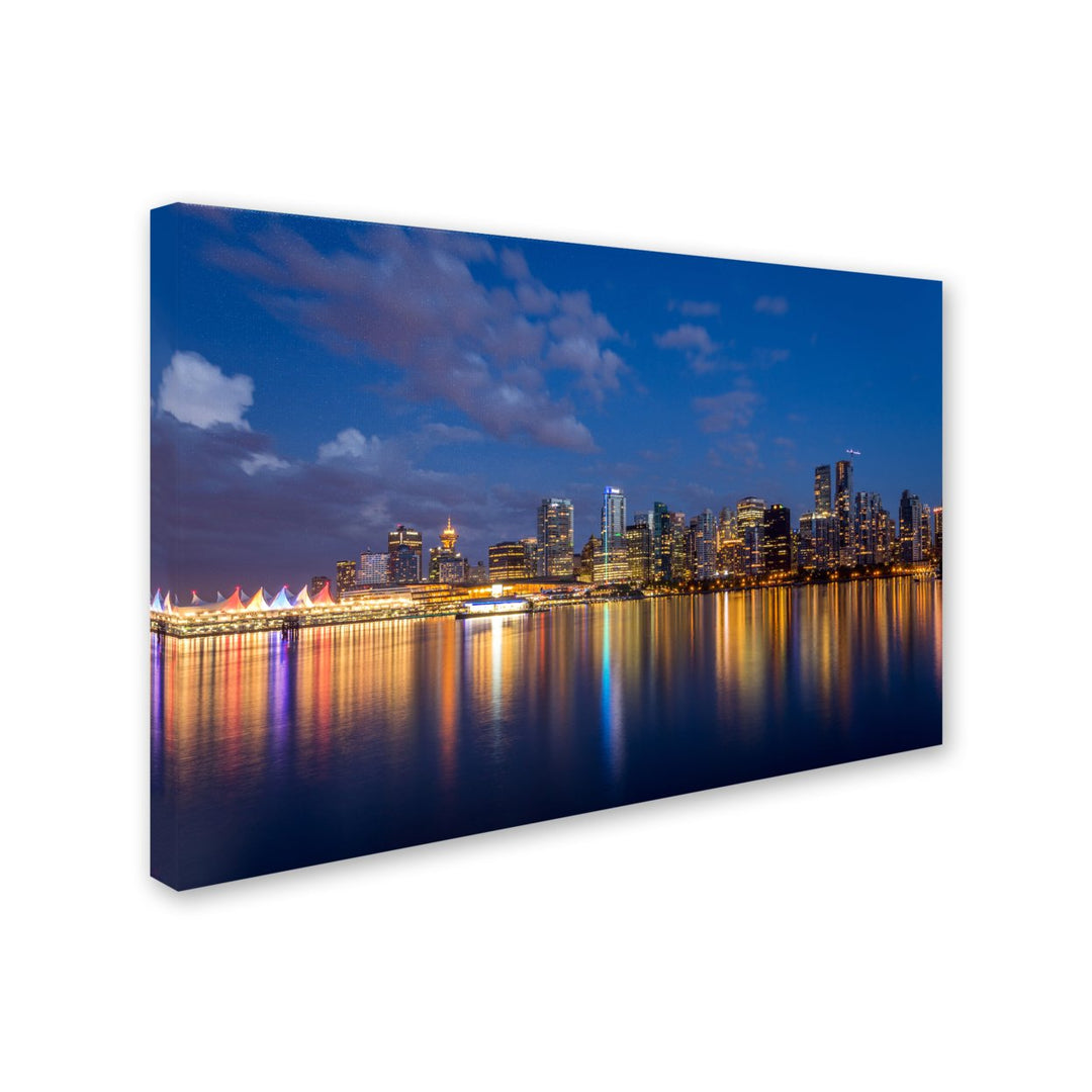 Pierre Leclerc Vancouver Twilight Canvas Art 16 x 24 Image 2