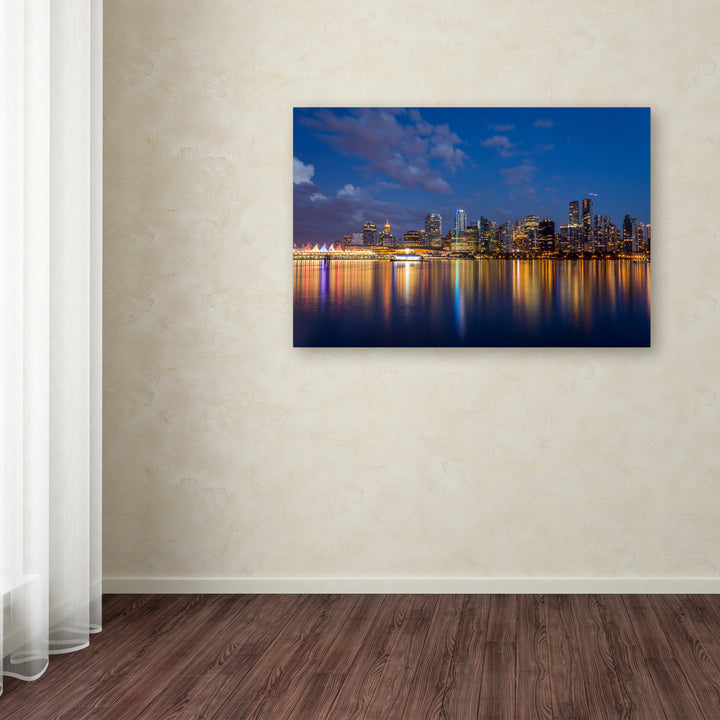 Pierre Leclerc Vancouver Twilight Canvas Art 16 x 24 Image 3