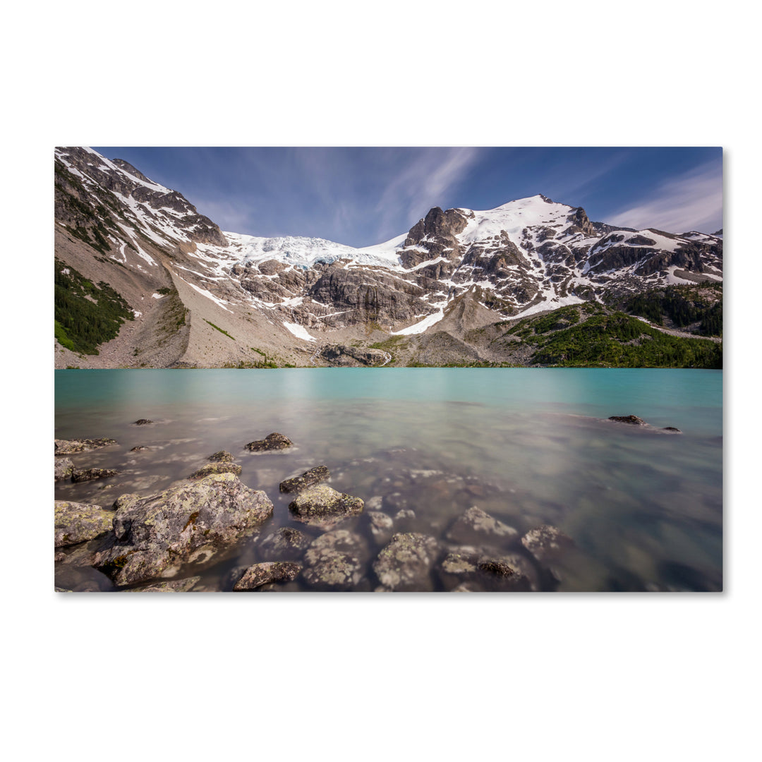 Pierre Leclerc Turquoise Blue Lake Canvas Art 16 x 24 Image 1