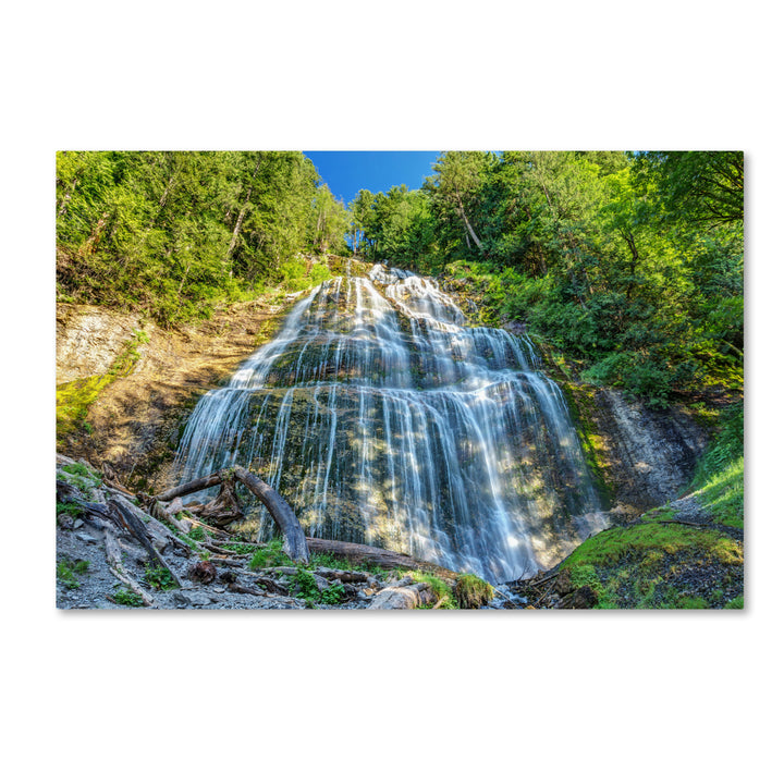 Pierre Leclerc Bridal Veil Falls Canvas Art 16 x 24 Image 1