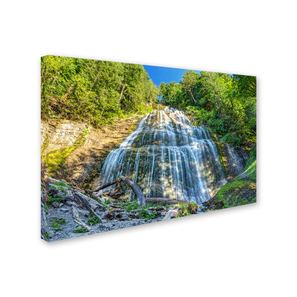 Pierre Leclerc Bridal Veil Falls Canvas Art 16 x 24 Image 2