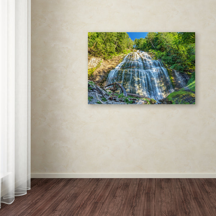 Pierre Leclerc Bridal Veil Falls Canvas Art 16 x 24 Image 3