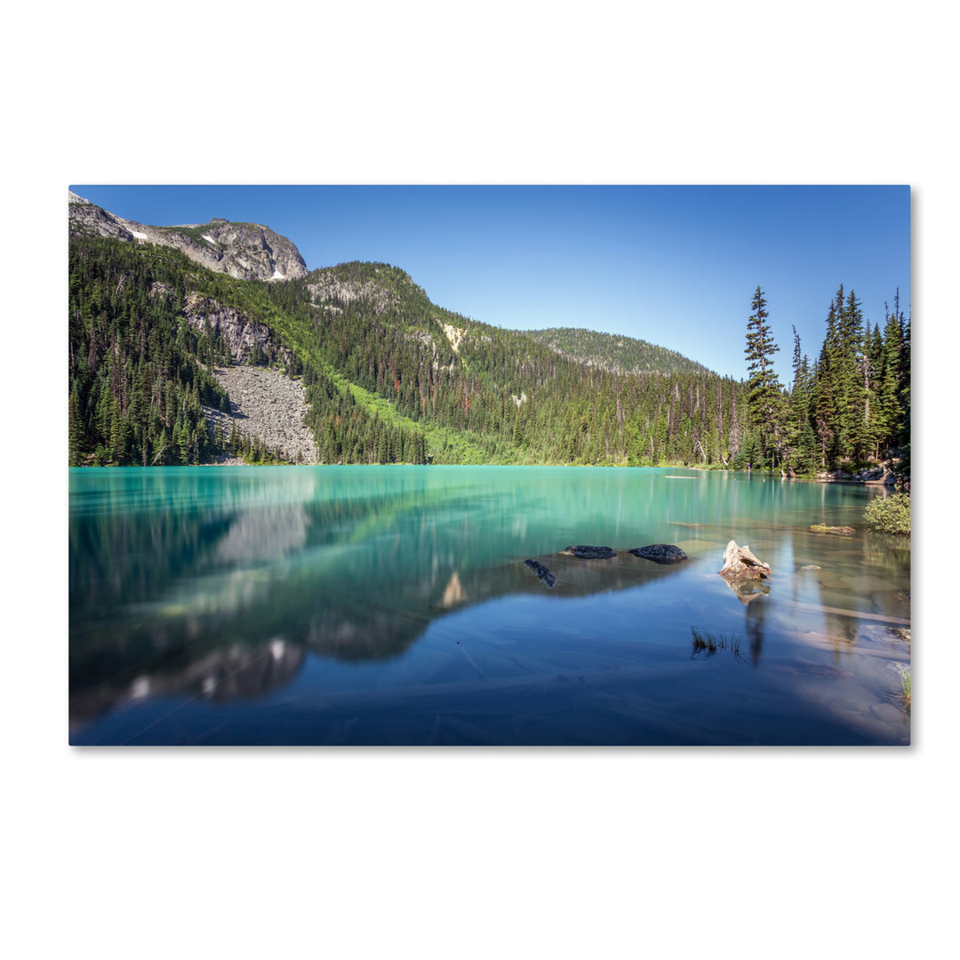 Pierre Leclerc Blue Joffre Lakes Canvas Art 16 x 24 Image 1