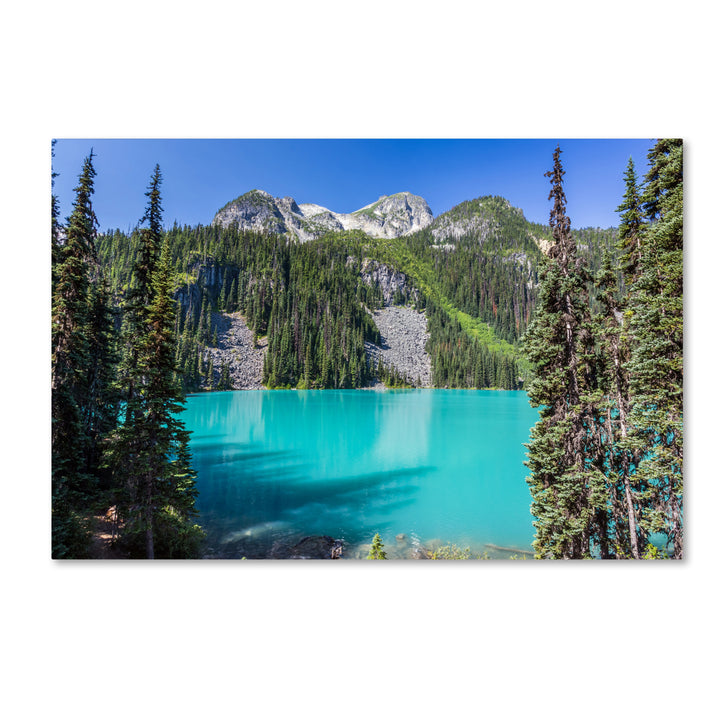 Pierre Leclerc Turquoise Lake Canvas Art 16 x 24 Image 1