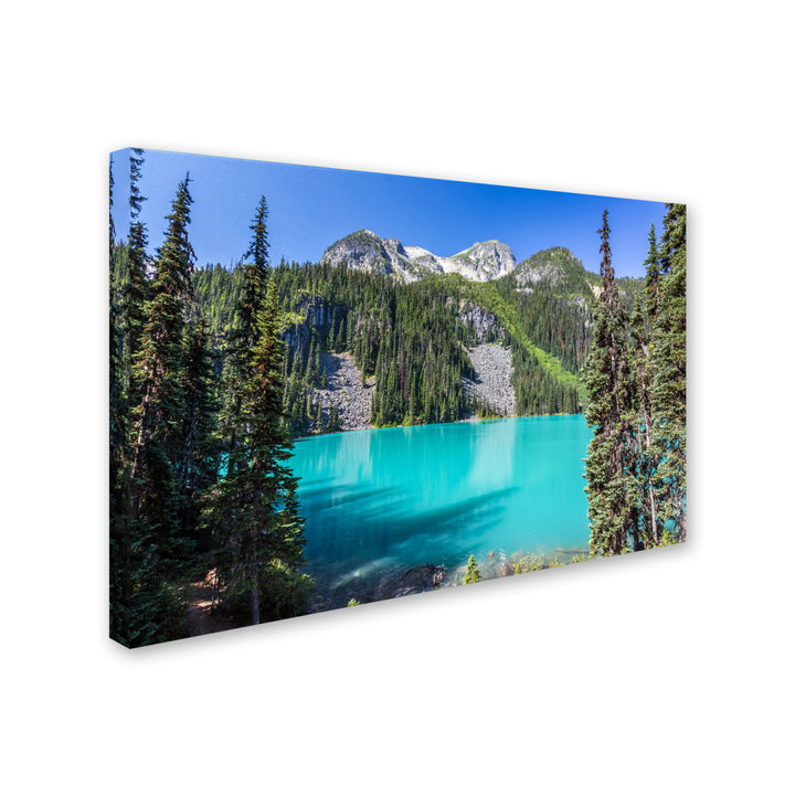 Pierre Leclerc Turquoise Lake Canvas Art 16 x 24 Image 2