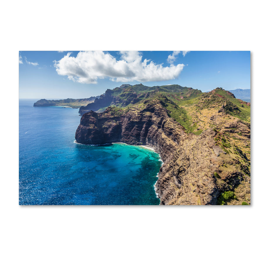 Pierre Leclerc Kauai Coast Canvas Art 16 x 24 Image 1