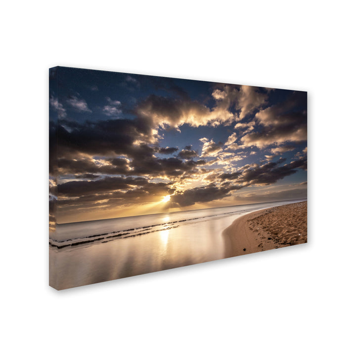 Pierre Leclerc Kauai Beach Sunrise Canvas Art 16 x 24 Image 2
