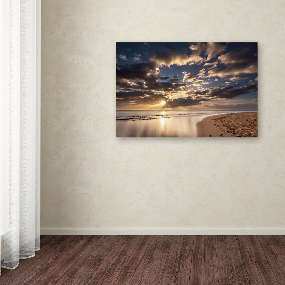 Pierre Leclerc Kauai Beach Sunrise Canvas Art 16 x 24 Image 3