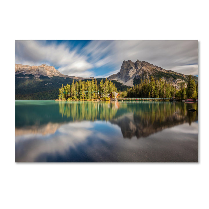 Pierre Leclerc Emerald Lake Dreamscape Canvas Art 16 x 24 Image 1