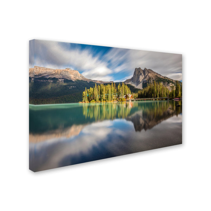 Pierre Leclerc Emerald Lake Dreamscape Canvas Art 16 x 24 Image 2