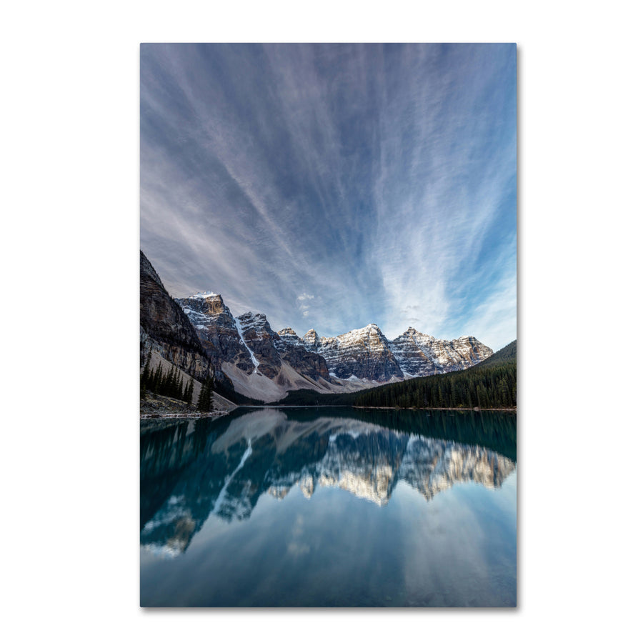 Pierre Leclerc Moraine Lake Sky Canvas Art 16 x 24 Image 1