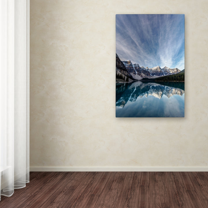 Pierre Leclerc Moraine Lake Sky Canvas Art 16 x 24 Image 3