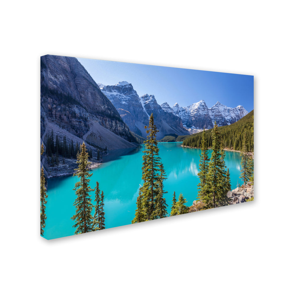 Pierre Leclerc Turquoise Moraine Lake Canvas Art 16 x 24 Image 2