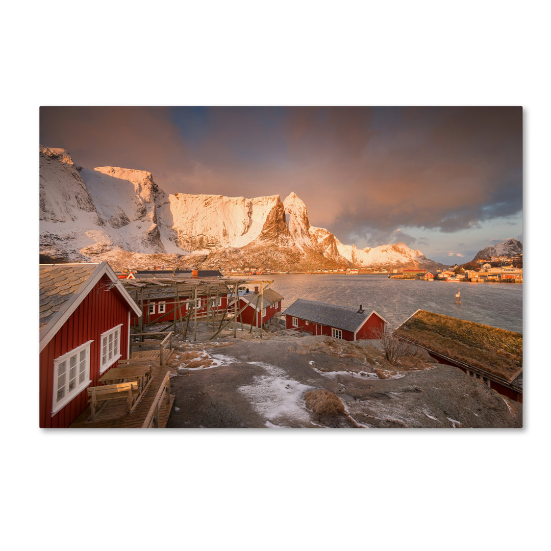 Philippe Sainte-Laudy Welcome to Reine Canvas Art 16 x 24 Image 1